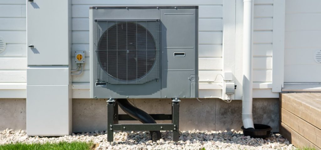 Outdoor air source heat pump