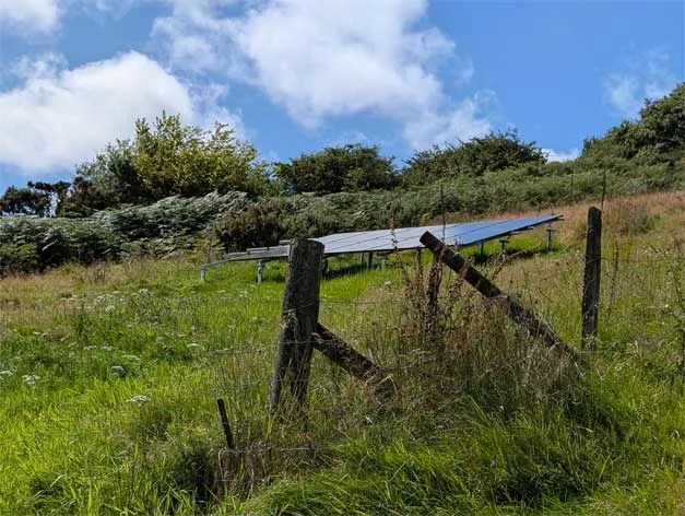 Ground mount Installation Carmarthenshire