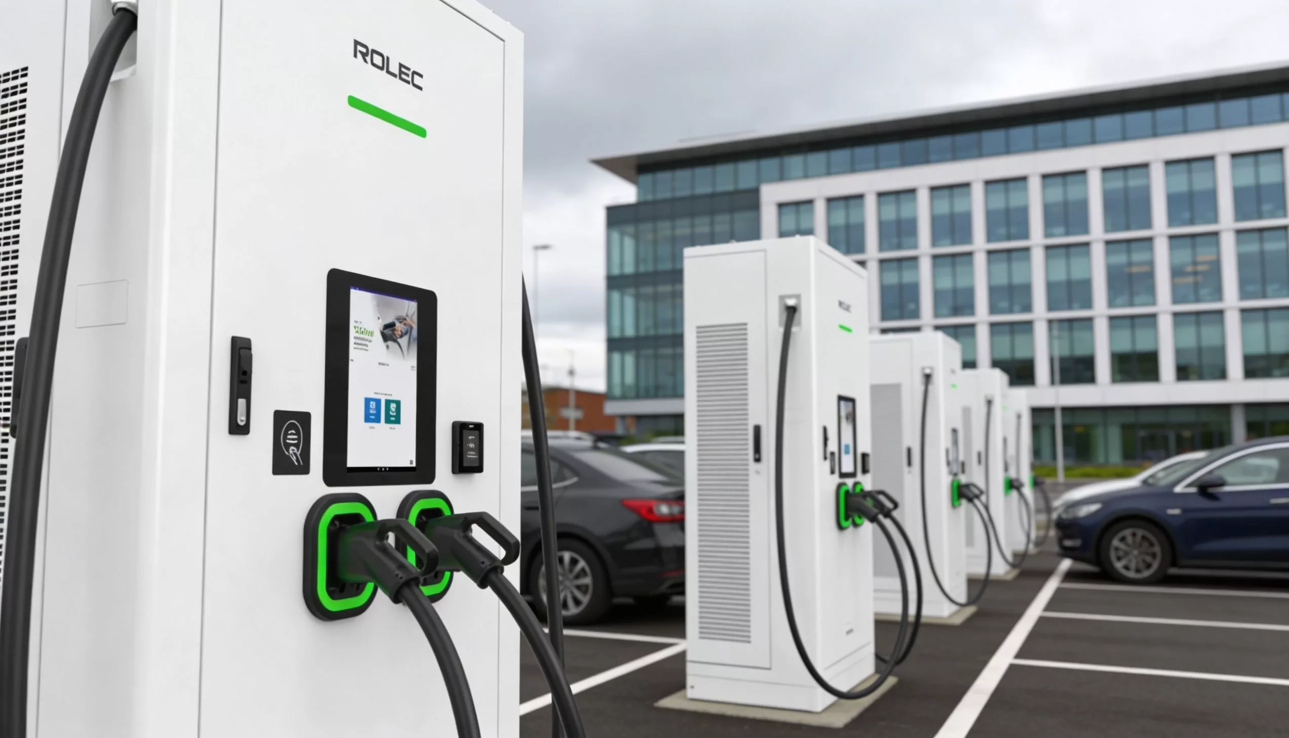 Solar powered EV charging for commercial site